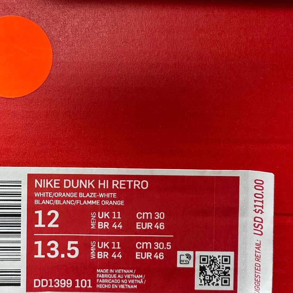 Nike Dunk High Syracuse